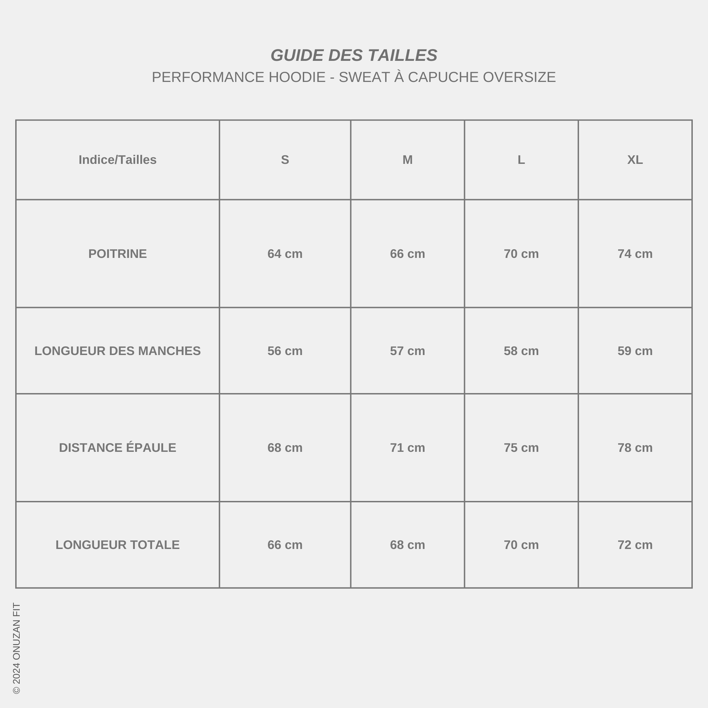 24.Performance Hoodie - Sweat À Capuche- ONUZAN FIT