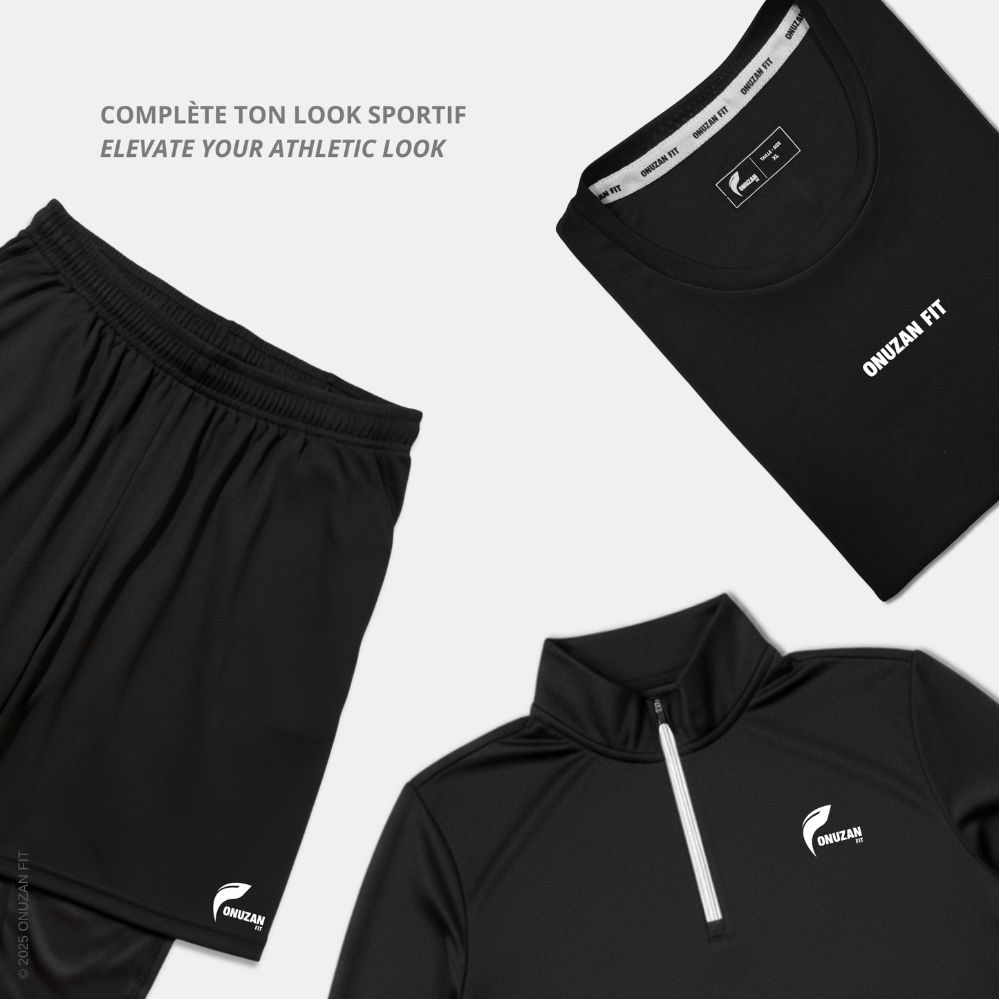 Jogging Noir Boost - Sportswear - VELOCE CORE XY-002