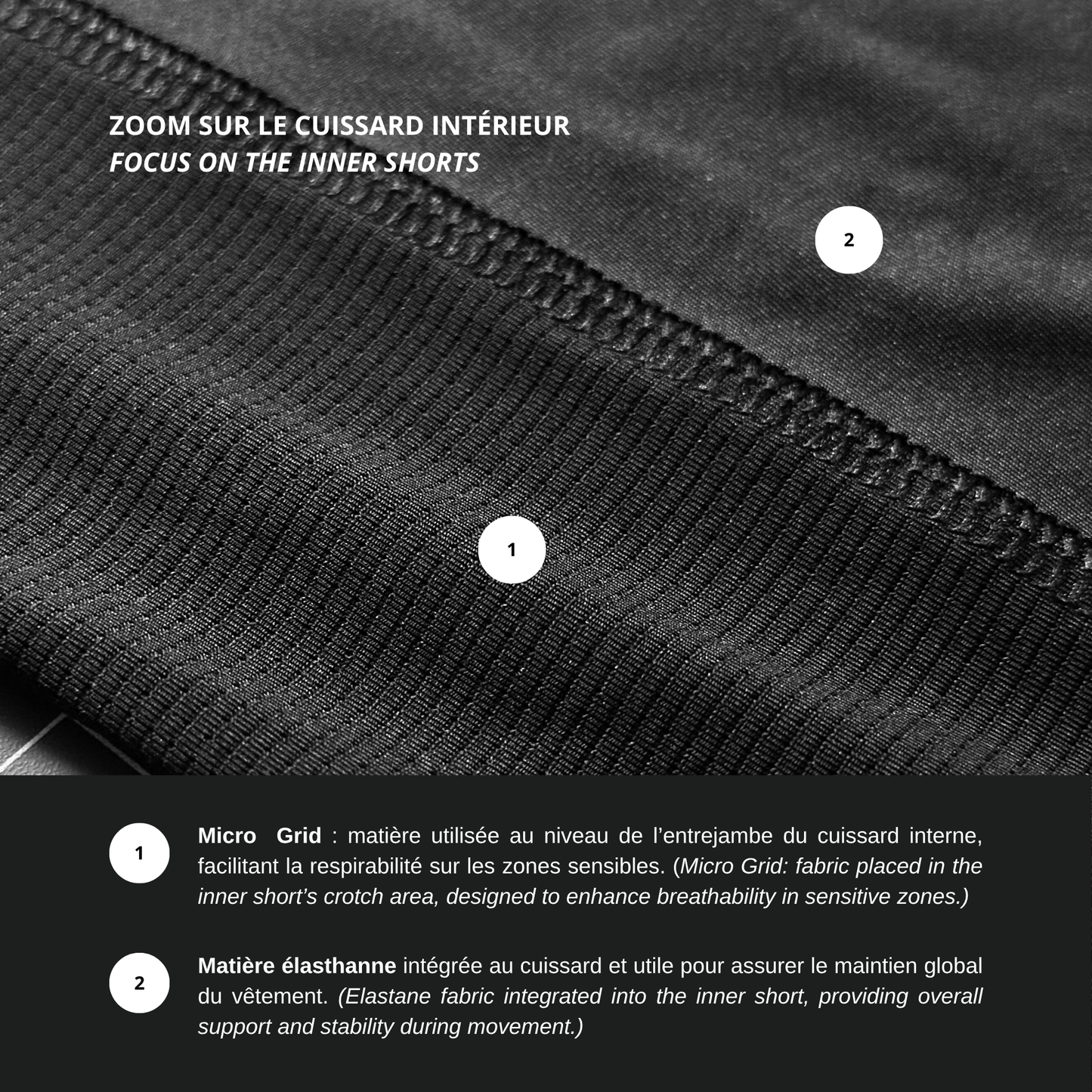Short Hybrid 2-en-1 - Compatible Awra (Offre de lancement)