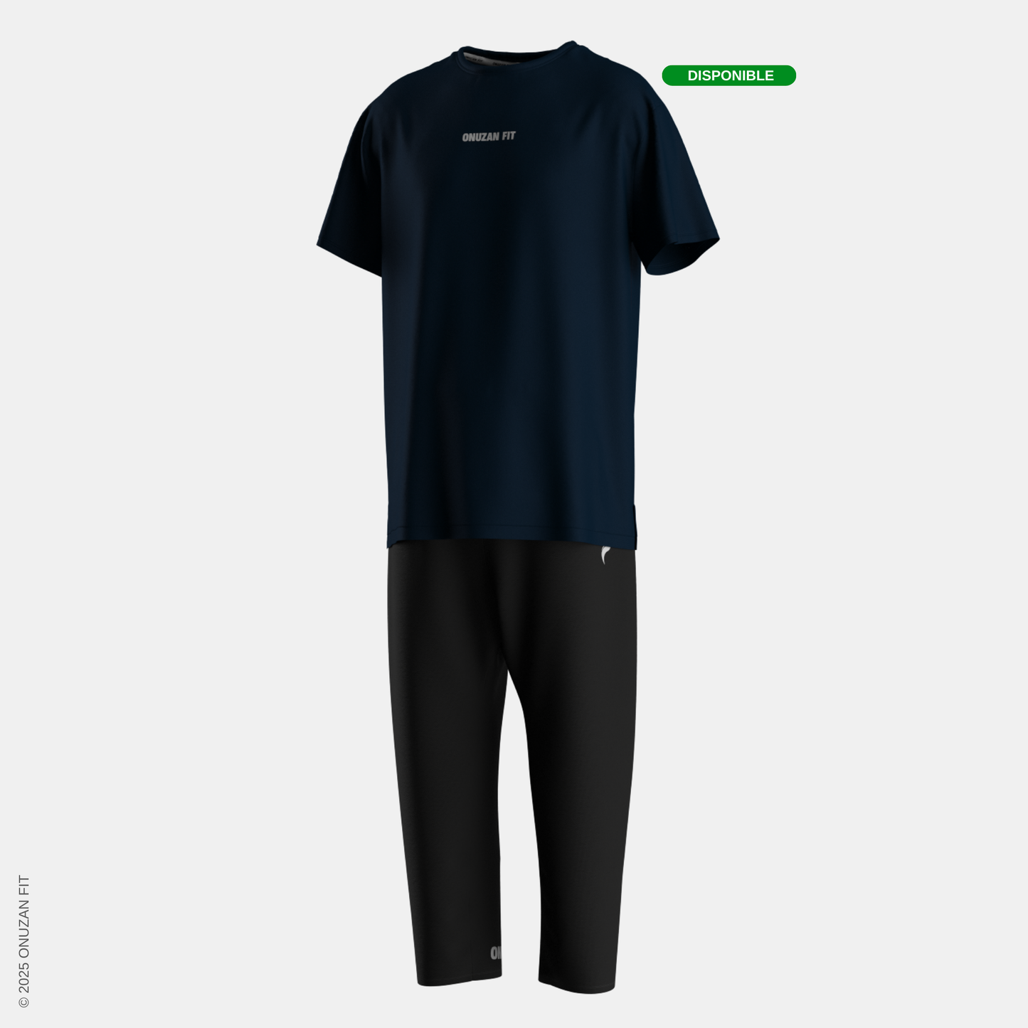 Ensemble - T-shirt Bleu Navy et Jogging Noir Boost - Sportswear - VELOCE CORE