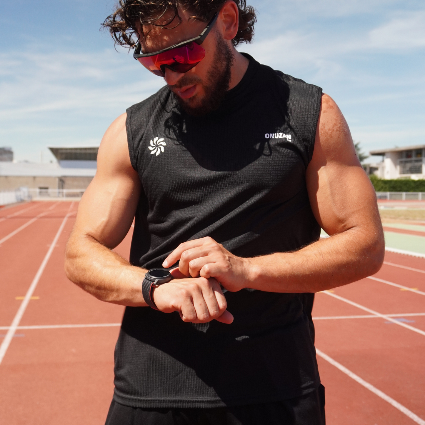 Black Training Tank Top