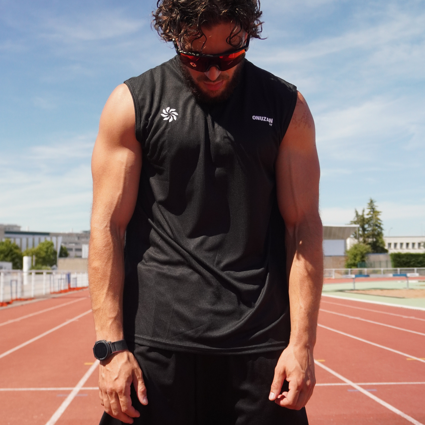 Black Training Tank Top
