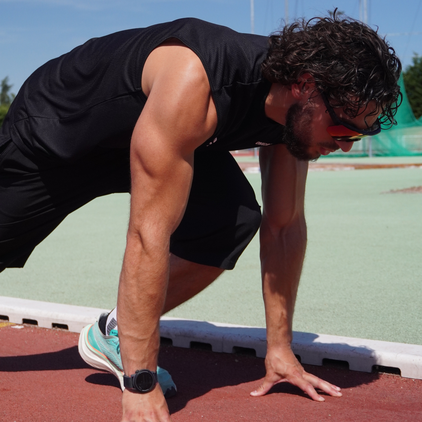 Black Training Tank Top