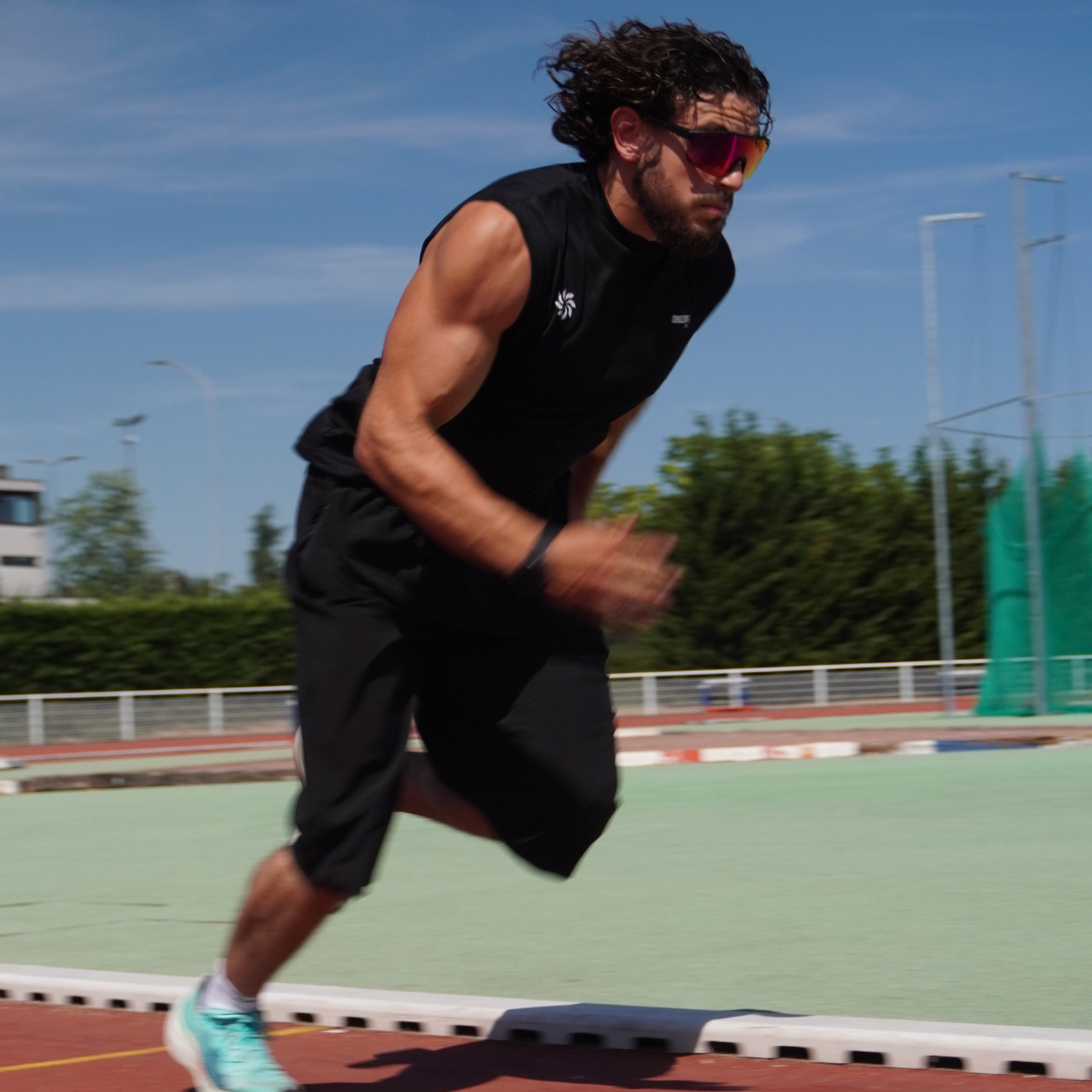 Black Training Tank Top