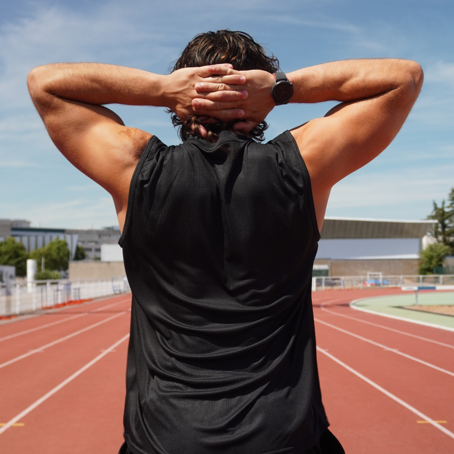 Black Training Tank Top