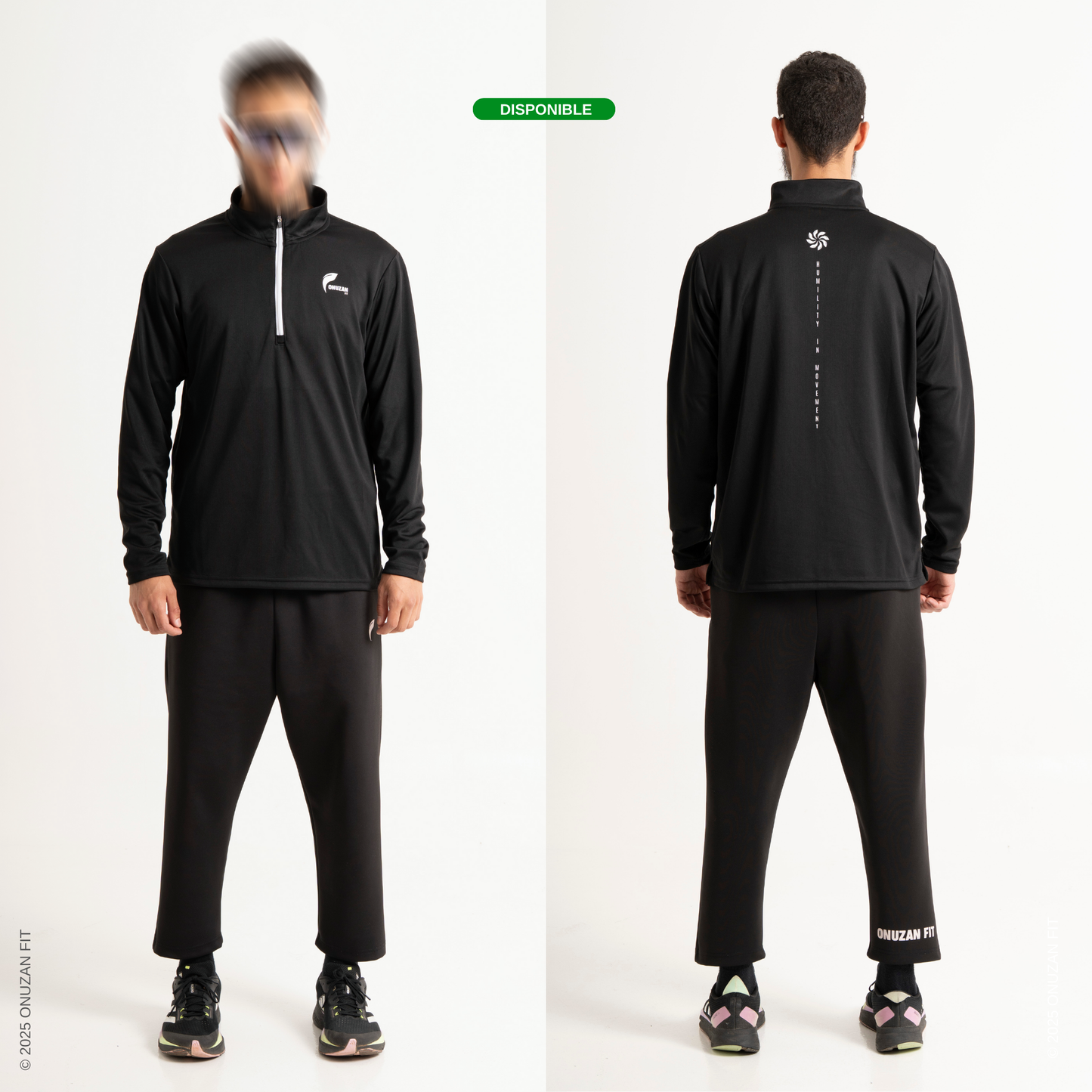 Ensemble - Training manches longues et Jogging Noir Boost - Sportswear - VELOCE CORE